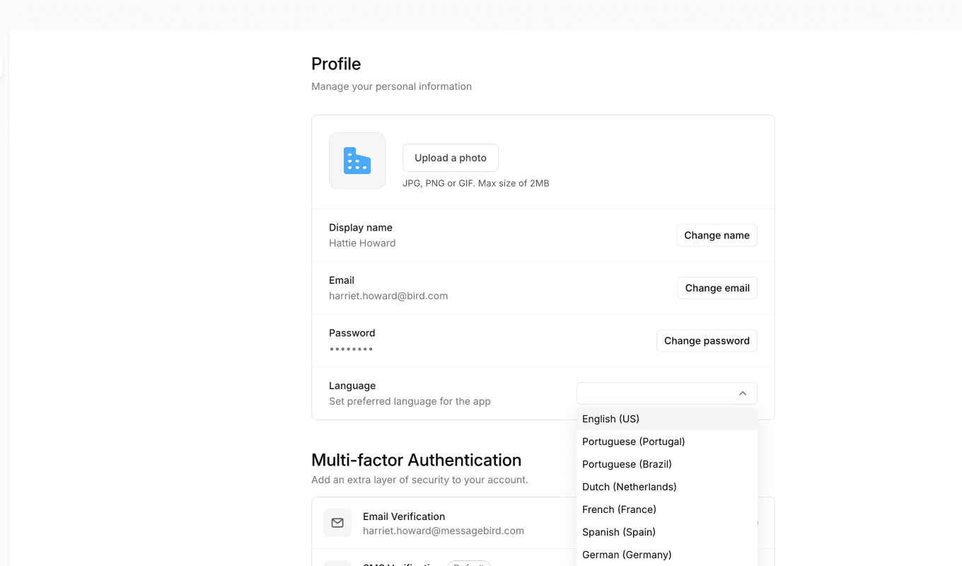 Bird Platform update: New language support